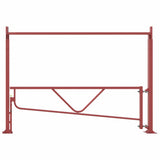 single-height-restrictor-with-swing-gate-overhead-galvanised-powder-coated-custom-colour-low-clearance-vehicle-gates-access-control-toll-booths-car-parks-enforcement-HGV-warning-industrial-commercial-sites-warehouses-theme-parks-residential-shopping-centres-stadium-parking