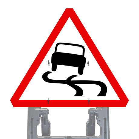 Reflective Quick Fit Sign Faces Chapter 8 Compliant The Red Book Road Sign High Visibility Traffic Safety Temporary Boards Custom Sign Frame RA1  HIP Class 2 RA2 Prismatic GRP Plastic Substrate Composite Dibond 