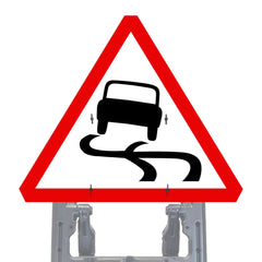 Reflective Quick Fit Sign Faces Chapter 8 Compliant The Red Book Road Sign High Visibility Traffic Safety Temporary Boards Custom Sign Frame RA1  HIP Class 2 RA2 Prismatic GRP Plastic Substrate Composite Dibond 