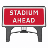 Stadium Ahead 1050x450mm Road Sign