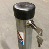 stealth-parking-post-ground-level-socket--galvanised-stainless-steel-powder-coated-folding-autopa-retractable-telescopic-bollard-security-bollards-traffic-management-removable-industrial-car-park-heavy-duty-urban-parking-lot-weather-resistant-durable-outdoor-integral-locks-lockable