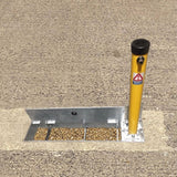 stealth-parking-post-ground-level-socket--galvanised-stainless-steel-powder-coated-folding-autopa-retractable-telescopic-bollard-security-bollards-traffic-management-removable-industrial-car-park-heavy-duty-urban-parking-lot-weather-resistant-durable-outdoor-integral-locks-lockable