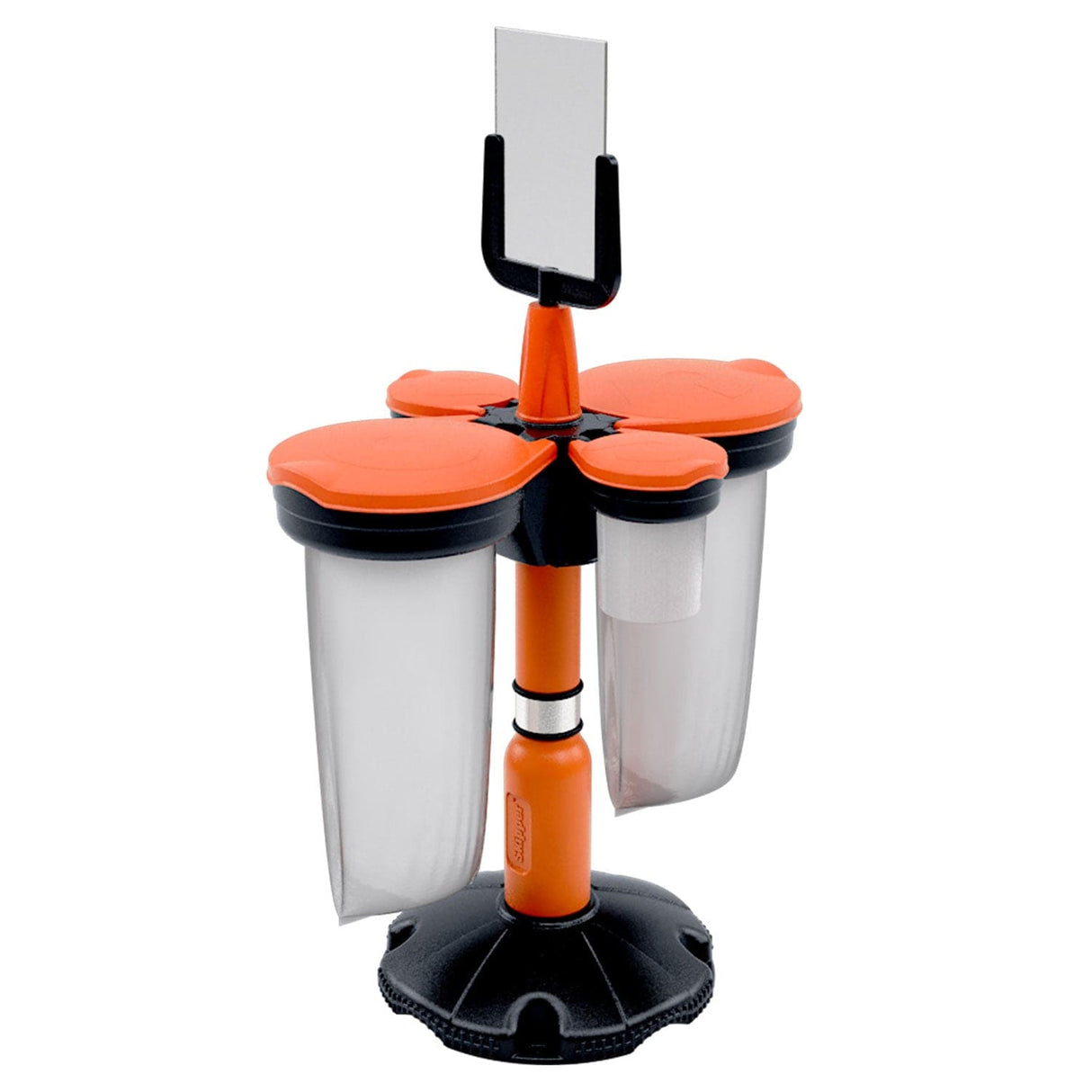 Skipper-TM-Post-and-base-collar-post-base-retractable-barrier-crowd-control-heavy-duty-bucket-attachment-events-recycle-bin-waste-safety-equipment-dispenser-PPE-warehouse-airports