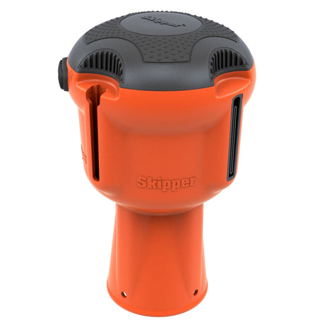 Skipper TM barrier dummy unit reciever retractable safety cone traffic queue indoor outdoor crowd control belt barricade warehouse events high visibility security 