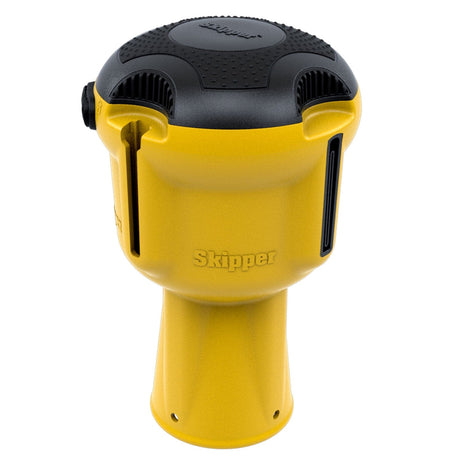 Skipper TM barrier dummy unit reciever retractable safety cone traffic queue indoor outdoor crowd control belt barricade warehouse events high visibility security 