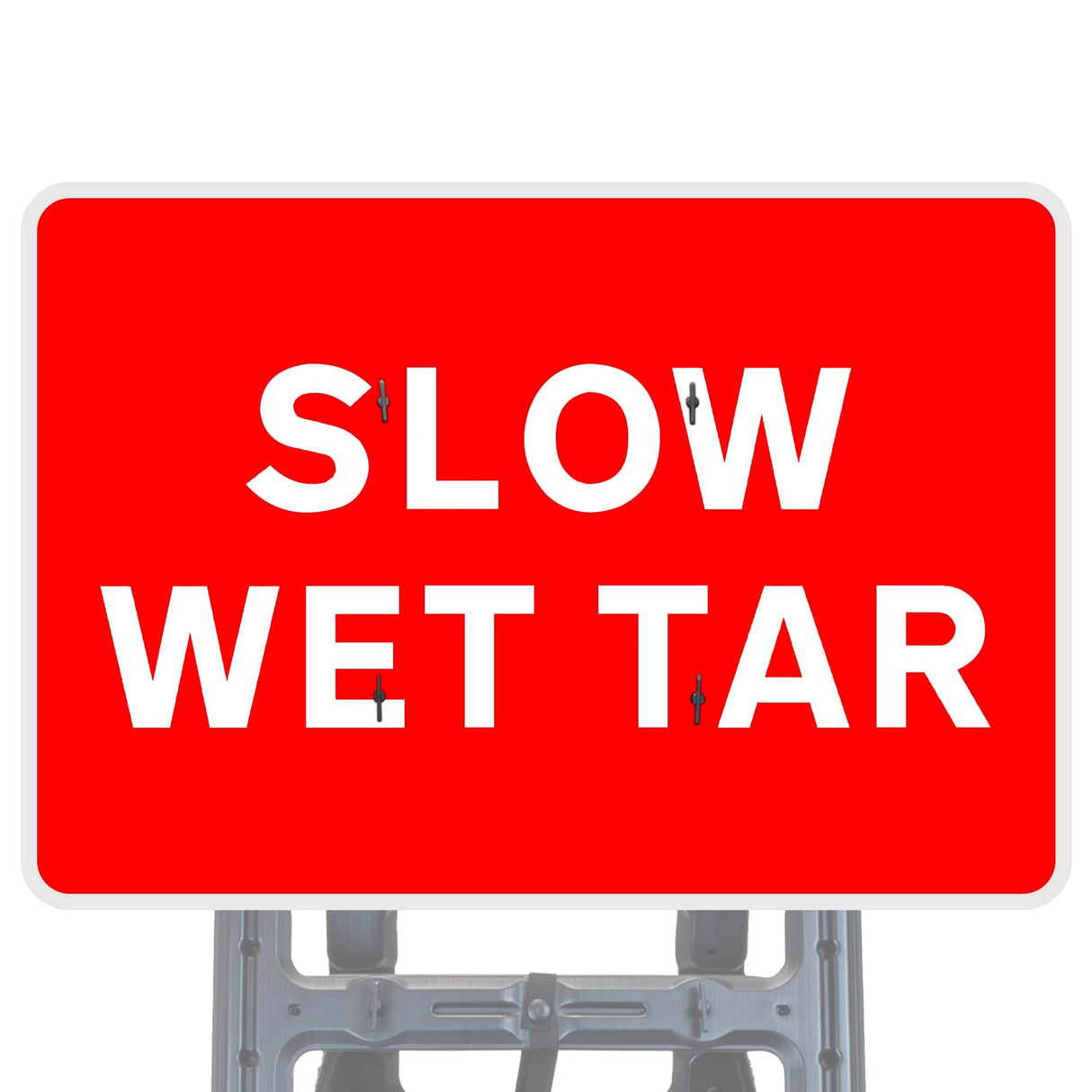 Slow Wet Tar Quick Fit Sign Face Diagram