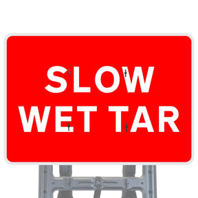 Slow Wet Tar Quick Fit Sign Face Diagram