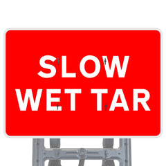 Slow Wet Tar Quick Fit Sign Face Diagram