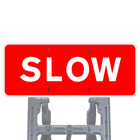 Slow Quick Fit Sign Face