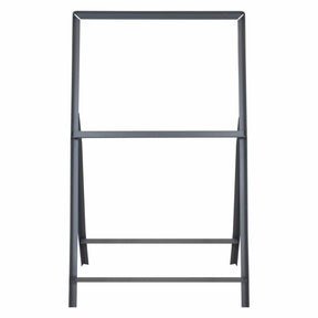 Stanchion-sign-frames,-1-metre-long-leg-outdoor-metal-display-stands,-portable-A-frame-holders,-posts,-double-sided-weather-resistant-heavy-duty-signage-solutions-for-large-format.