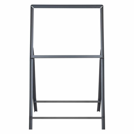 Stanchion-sign-frames,-1-metre-long-leg-outdoor-metal-display-stands,-portable-A-frame-holders,-posts,-double-sided-weather-resistant-heavy-duty-signage-solutions-for-large-format.