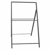 Stanchion-sign-frames,-1-metre-long-leg-outdoor-metal-display-stands,-portable-A-frame-holders,-posts,-double-sided-weather-resistant-heavy-duty-signage-solutions-for-large-format.
