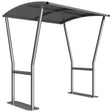 Stanton-open-sided-bike-shelter-clear-roof-outdoor-bicycle-cycle-secure-steel-commercial-weatherproof-durable-enclosure-schools-university-college-flanged-base-plates-bolt-down-galvanised