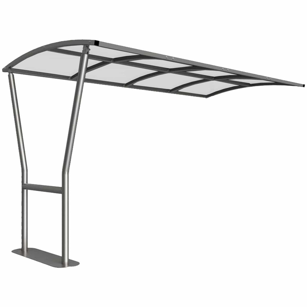 Stanton-open-sided-bike-shelter-clear-roof-outdoor-bicycle-cycle-secure-steel-commercial-weatherproof-durable-enclosure-schools-university-college-flanged-base-plates-bolt-down-galvanised