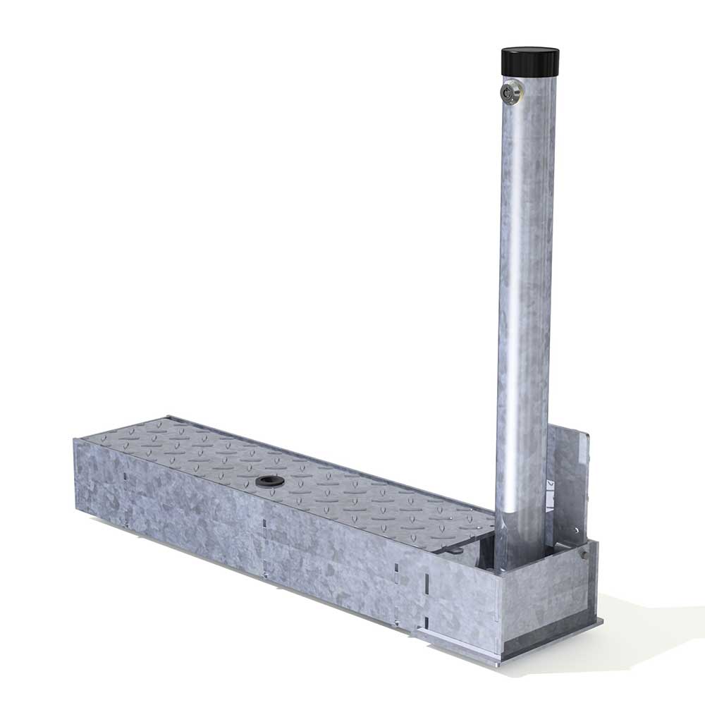 Stealth Folding Parking Post