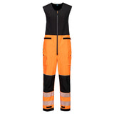 Portwest T150 Waterproof PW3 Hi-Vis Rain Salopettes (3L)