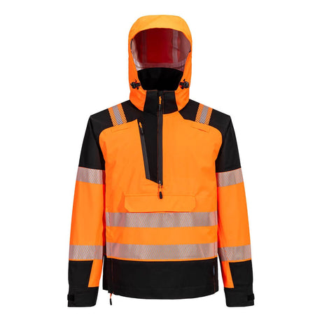 Portwest T161 Waterproof PW3 Hi-Vis Overhead Rain Jacket (3L)