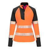 Portwest T173 Class 2 PW3 Hi-Vis Women's 1/4 Zip Sweatshirt