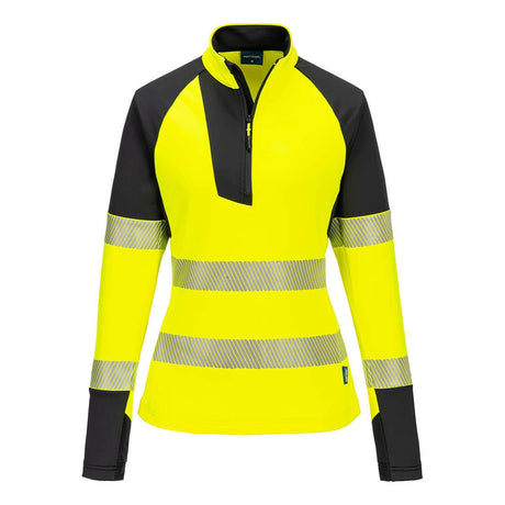 Portwest T173 Class 2 PW3 Hi-Vis Women's 1/4 Zip Sweatshirt