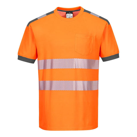 Portwest T181 Class 2 PW3 Hi-Vis Cotton Comfort T-Shirt S/S