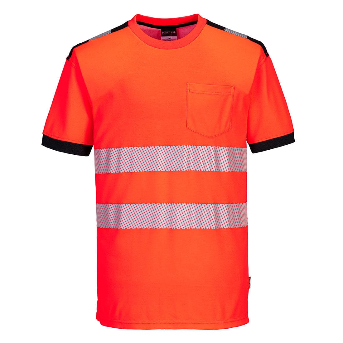 Portwest T181 Class 2 PW3 Hi-Vis Cotton Comfort T-Shirt S/S
