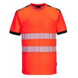 Portwest T181 Class 2 PW3 Hi-Vis Cotton Comfort T-Shirt S/S
