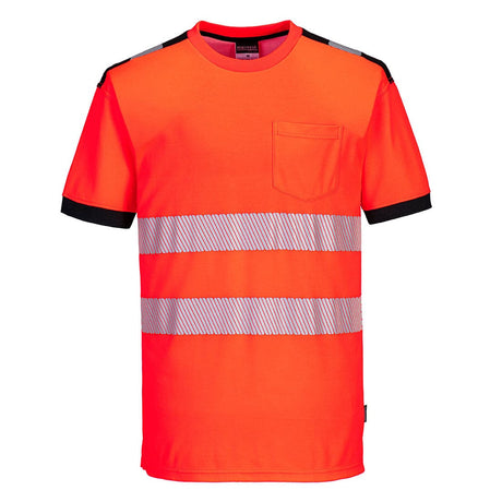 Portwest T181 Class 2 PW3 Hi-Vis Cotton Comfort T-Shirt S/S