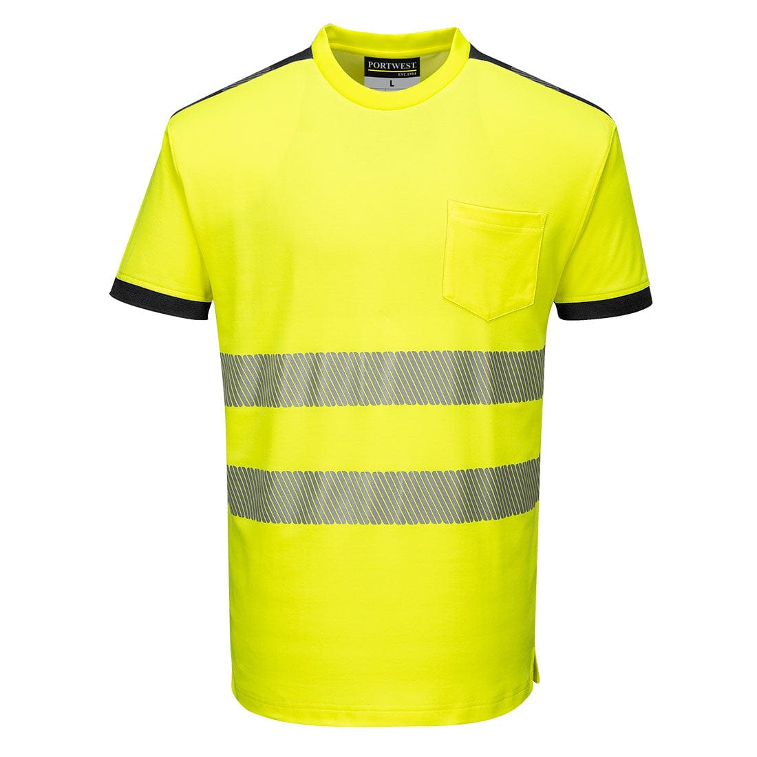 Portwest T181 Class 2 PW3 Hi-Vis Cotton Comfort T-Shirt S/S