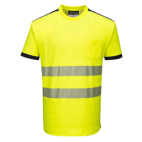 Portwest T181 Class 2 PW3 Hi-Vis Cotton Comfort T-Shirt S/S