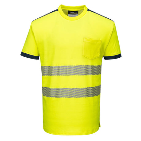 Portwest T181 Class 2 PW3 Hi-Vis Cotton Comfort T-Shirt S/S