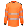 Portwest T185 Class 3 PW3 Hi-Vis Cotton Comfort T-Shirt L/S