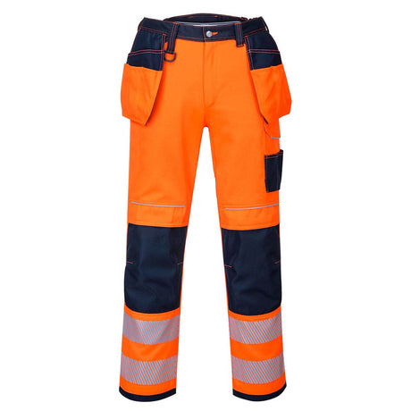 Portwest T501 Class 2 PW3 Hi-Vis Holster Pocket Work Trousers