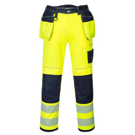 Portwest T501 Class 2 PW3 Hi-Vis Holster Pocket Work Trousers