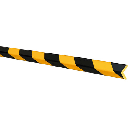 TRAFFIC-LINE Edge Protection Right-Angle 30 30 Self-Adhesive 1,000mm Lengths Yellow Black Safety Equipment Industrial Hazard Warning Protective Gear Workplace Construction High-Visibility Barriers Tape Floor Marking Warehouse Adhesive Corner Protectors Bumpers