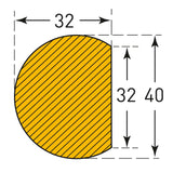 semi-circular-impact-foam-protection-profiles-for-surfaces-high-visibility-warning-safety-cushioning-protection-injury-prevention-self-adhesive-warehouse-industrial-forklift-padding-heavy-duty-durable-racking-machinery-vehicles-trolleys-columns-hospitals-labs-production-areas