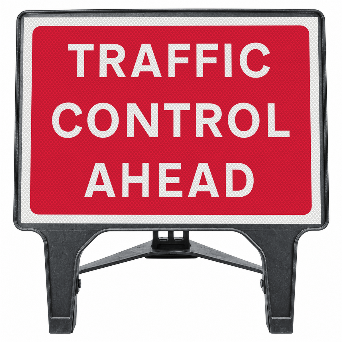 Traffic Control Ahead 1050x750mm Q-Sign