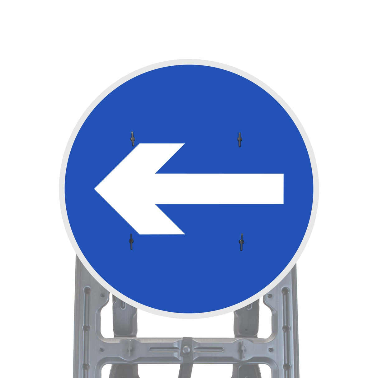 Reflective Quick Fit Sign Faces Chapter 8 Compliant The Red Book Road Sign High Visibility Traffic Safety Temporary Boards Custom Sign Frame RA1  HIP Class 2 RA2 Prismatic GRP Plastic Substrate Composite Dibond 