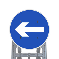 Reflective Quick Fit Sign Faces Chapter 8 Compliant The Red Book Road Sign High Visibility Traffic Safety Temporary Boards Custom Sign Frame RA1  HIP Class 2 RA2 Prismatic GRP Plastic Substrate Composite Dibond 