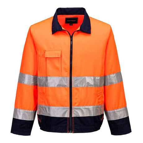 Portwest TX70 Class 3 Madrid Hi-Vis Contrast Bomber Jacket