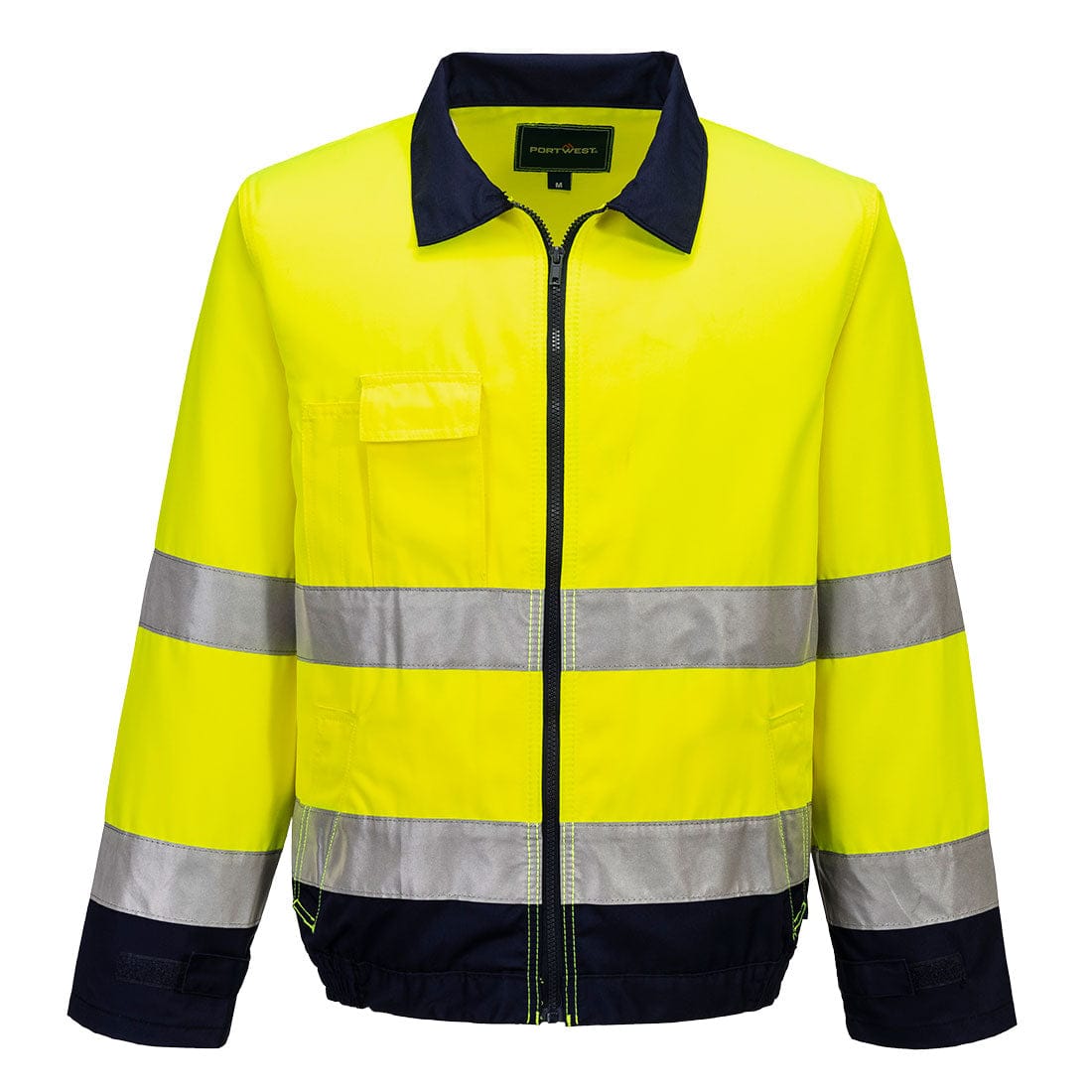 Portwest TX70 Class 3 Madrid Hi-Vis Contrast Bomber Jacket