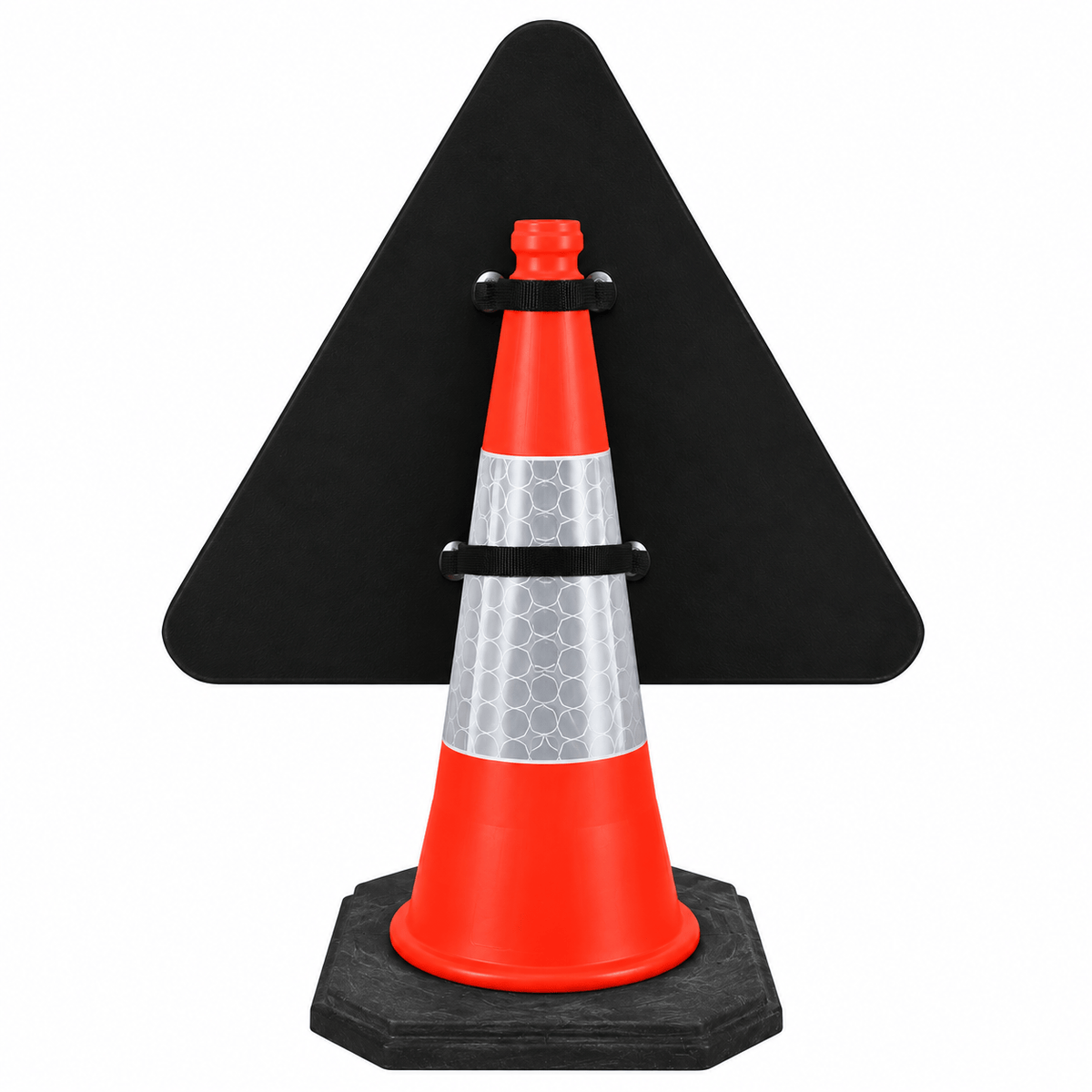 Men At Work 750mm Triangle Cone Sign (Single Cone) 7001