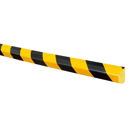 TRAFFIC-LINE, Surface Protection, SEMI-CIRCULAR 32 40 32, Self-Adhesive 1,000mm Lengths, Yellow Black, Safety, Hazard Prevention, Floor Marking, Workplace Industrial Safety, Anti-Slip, High Visibility, Adhesive Tape, Traffic Safety, Protective Equipment, Hazardous Areas, Warning Signs, Floor Tape