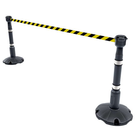 Skipper-TM-barrier-kit-system-retractable-solutions-post-and-base-cap-queue-management-crowd-control-safety-belt-barriers-technology-events-site-space-utilization-applications-portable-tape-warehouse-outdoor-indoor-heavy-duty