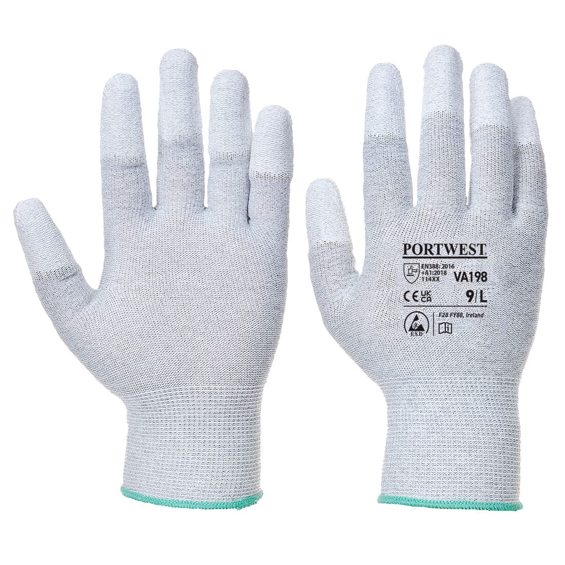 Portwest VA198 Vending Antistatic PU Fingertip Glove