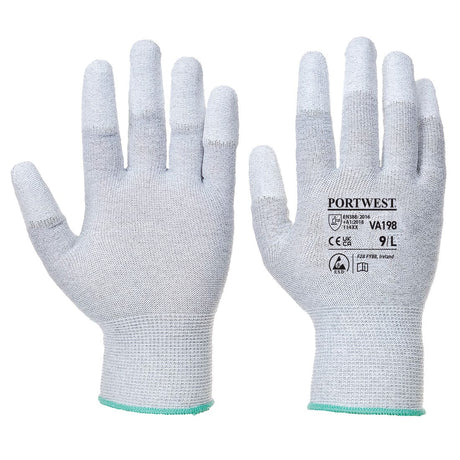 Portwest VA198 Vending Antistatic PU Fingertip Glove
