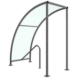 VS1-cycle-shelter-clear-PETG-roof-single-sided-autopa-galvanised-steel-integrated-bike-stand-outdoor-freestanding-parking-bicycle-secure-standalone-secure-bolt-down-robust-weather-resistant-weatherproof-steel-canopy-bike-protection