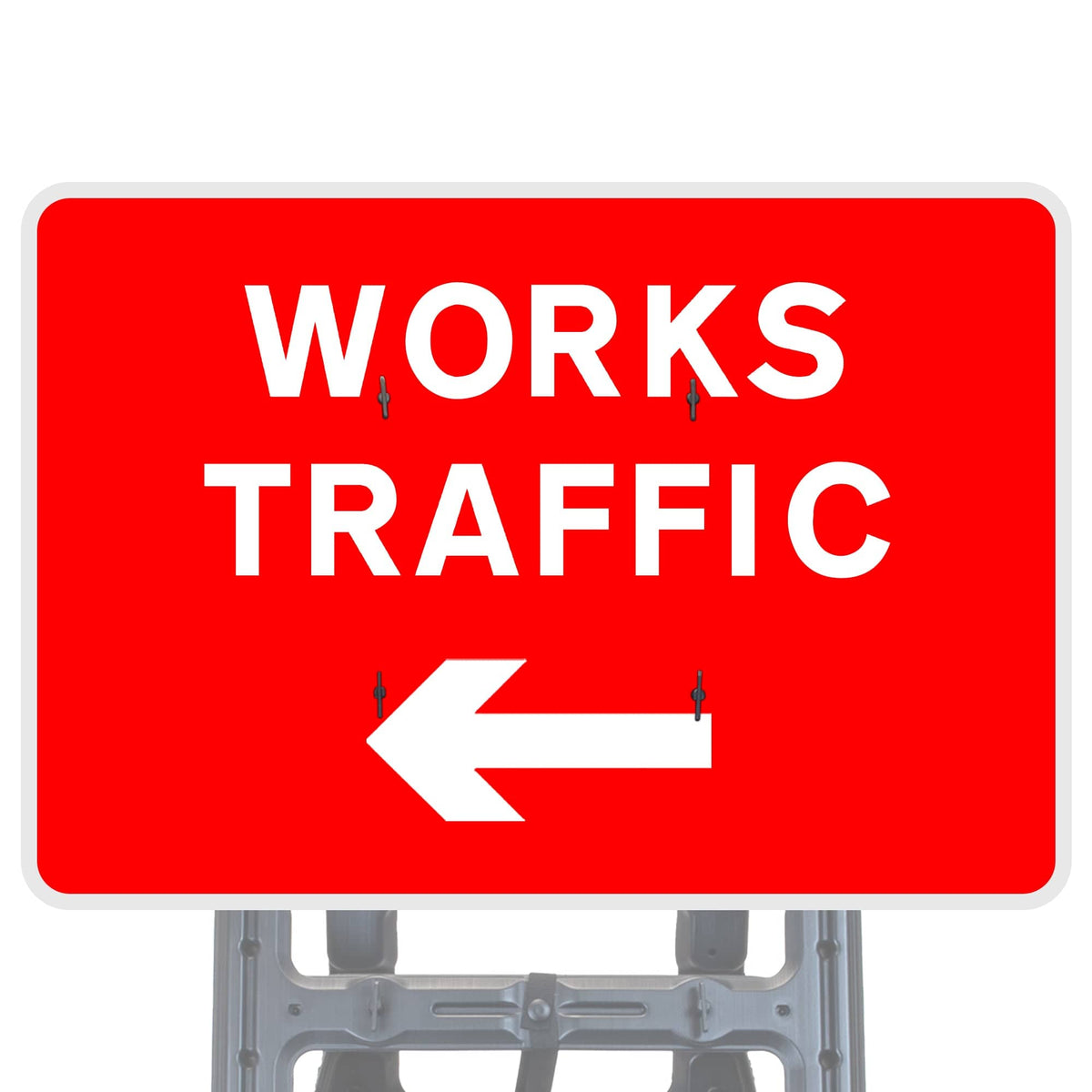 Works Traffic Arrow Left' Quick-Fit Sign | Road Signs | SSUK