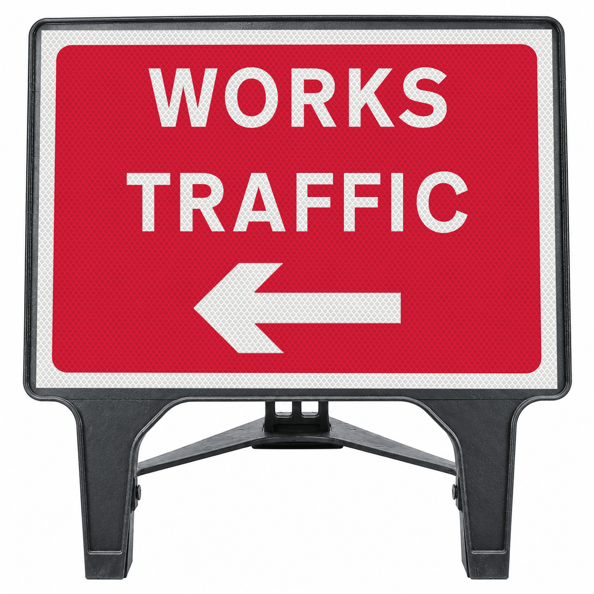 Works Traffic Left 1050x750mm Q-Sign