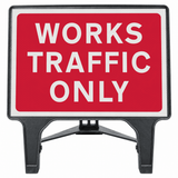 Works Traffic Only 1050x750mm Q-Sign