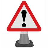 Warning Other Danger 750mm Triangle Cone Sign (Single Cone) 562
